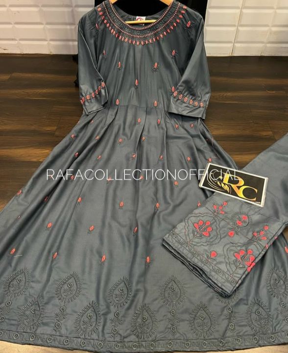 Post image Jai Mata Di Traders 🙏
Price Rs 850/- plus shipping 💰
Code-RF~01
Size- L XL SIZE AVAILABLE
For orders kindly visit our dm us / details mentioned in bio
Top - rayon embroided long top with side slit
top length-43
bottom- rayon embroided pants
bottom length- 36
no dupatta
For more details DM please customer care 8420230620 (12 to 9 )
DESIGNER SUITS AT LOW PRICES
We ship all over india