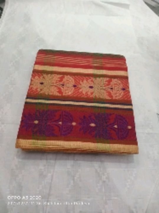 Tant saree uploaded by Daulat traders on 2/22/2022
