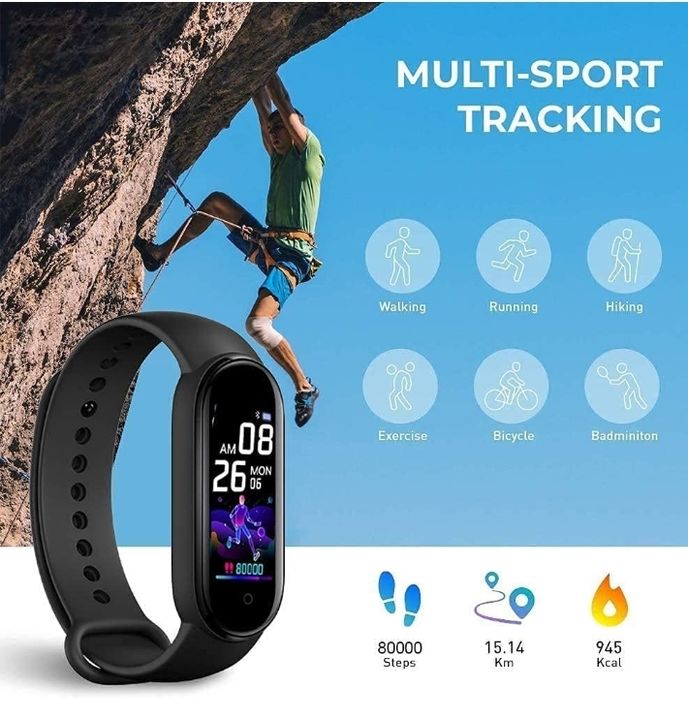 Hope M5 Smart Fitness Band & Activity Tracker, Heart Rate Sensor, Step Tracking All Android Device uploaded by hope electronic on 2/22/2022
