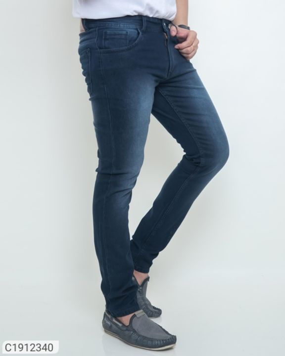 Denim Faded Slim Fit Mens Jeans	  uploaded by GURU SHOPPING HOUSE on 2/22/2022