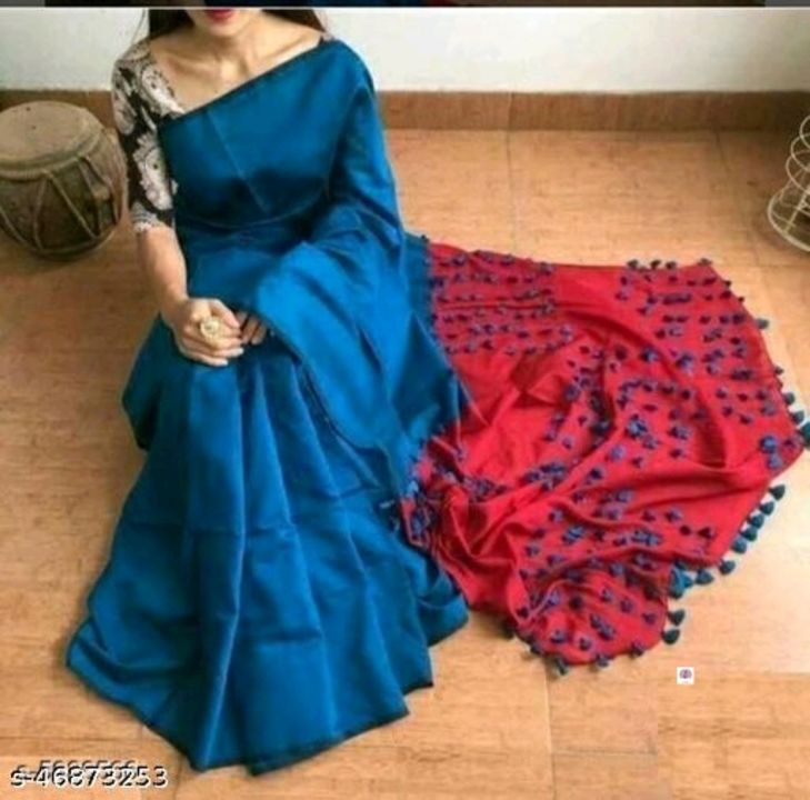 Cotton silk saree sari sharee new collection  uploaded by business on 2/23/2022