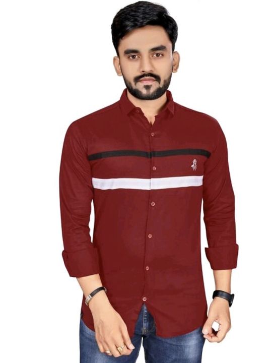 *Jay Jagannath* horse race men shirts *Rs.550(cod)* *whatsapp.* Fabric: Cotton Sleeve L uploaded by NC Market on 2/23/2022