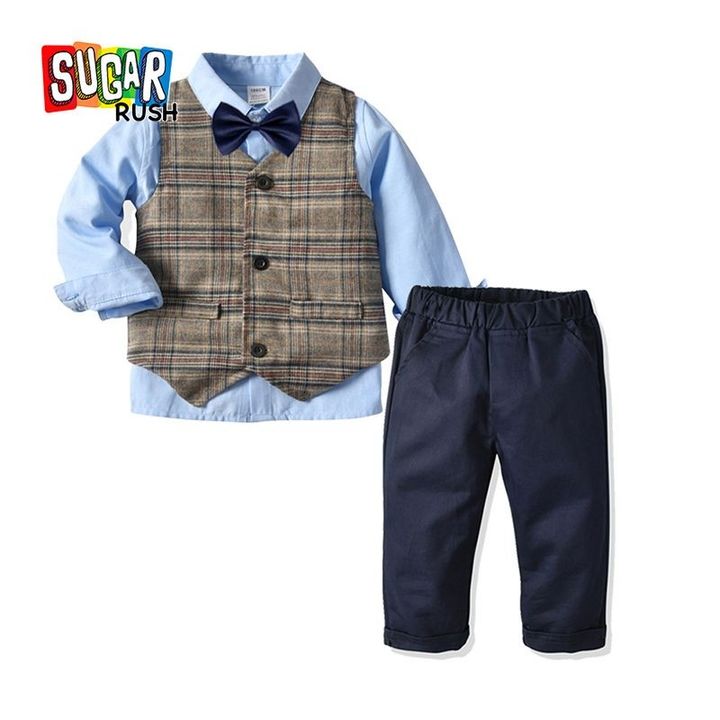 BABY KIDS BOYS PARTY WEAR SET  uploaded by SANTOSH TRADERS on 2/23/2022