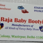 Business logo of Raja bebby Booteis fancy & kids man