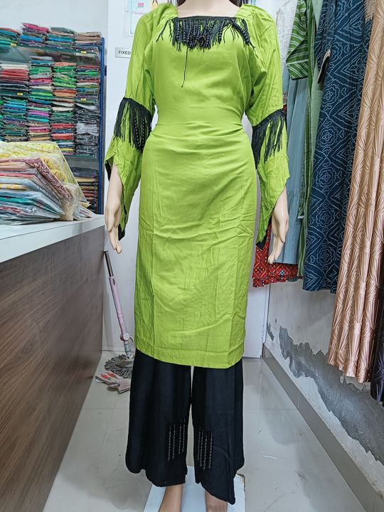 Kurti with pllazo uploaded by business on 2/23/2022
