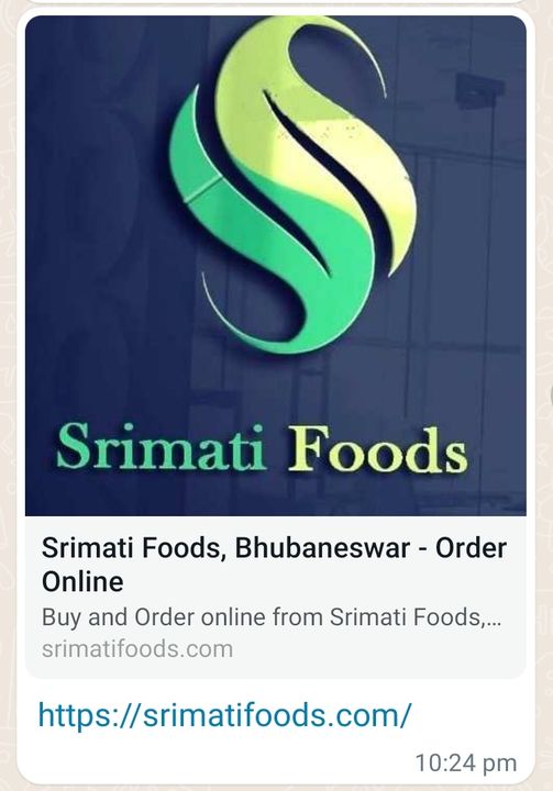 Post image We are starting our new online grocery shopping in odisha. 
www.srimatifoods.com
Who wants to list their products can share their products catalogue. 
We will update in our site and mutually we can grow. Commsion wise sale in our portal. 
Share details to what's app 6371540779.