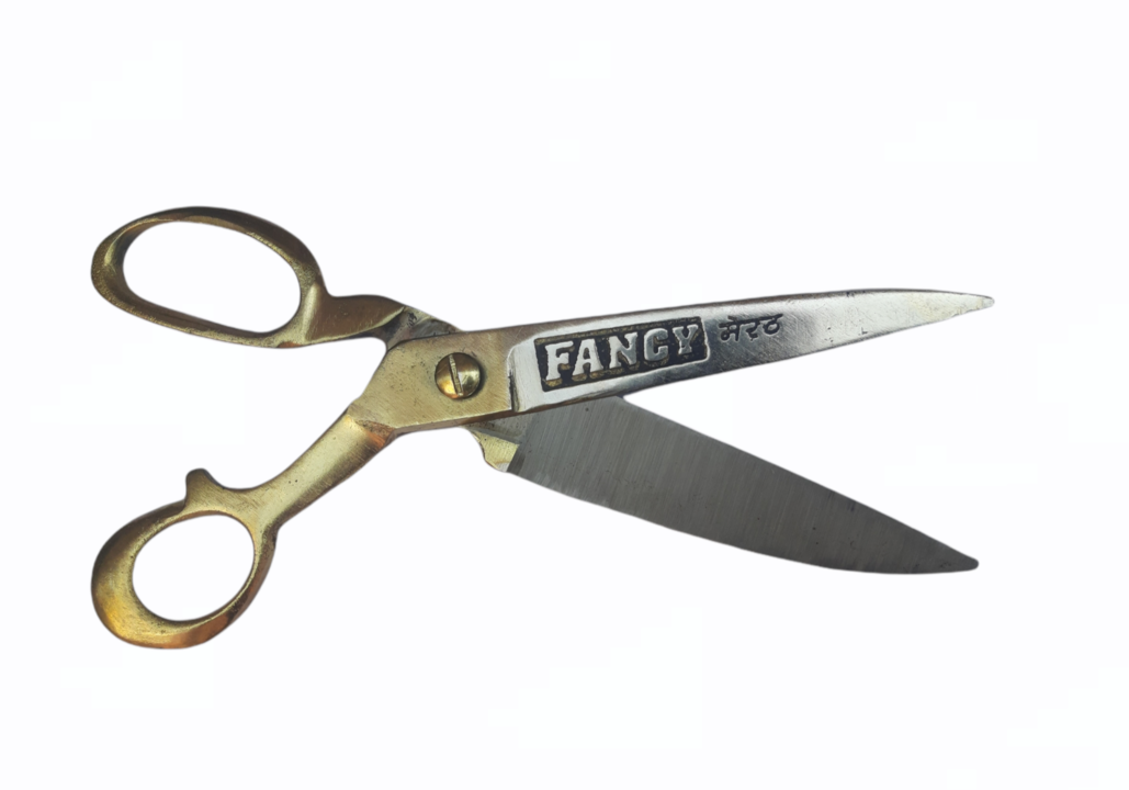 10 inc brass plating handel cast iron scissor. uploaded by business on 2/23/2022