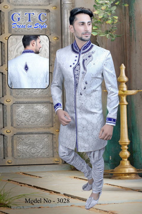 Alluring GTC- Designer Sherwani uploaded by AMBE COLLECTIONS  on 2/23/2022