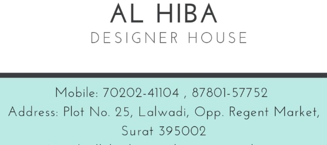 AL HIBA DESIGNER HOUSE
