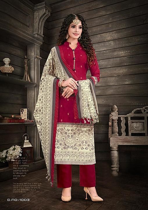 Mughal queen Pashmina suits uploaded by GOLDEN ERA CLOTHING STORE on 10/10/2020