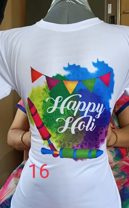 Post image Holi t shirt available in bulk