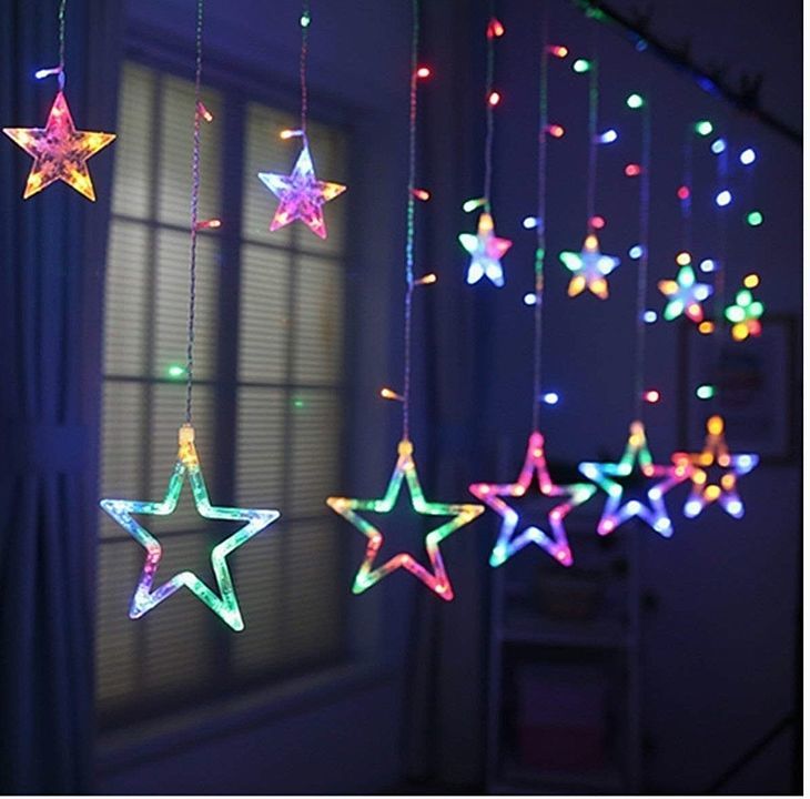 Multicolored LED Star Light Curtain  uploaded by business on 10/10/2020