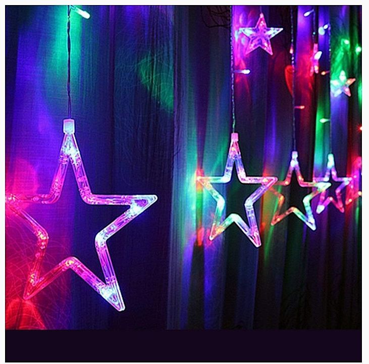 Multicolored LED Star Light Curtain  uploaded by RealGifts on 10/10/2020