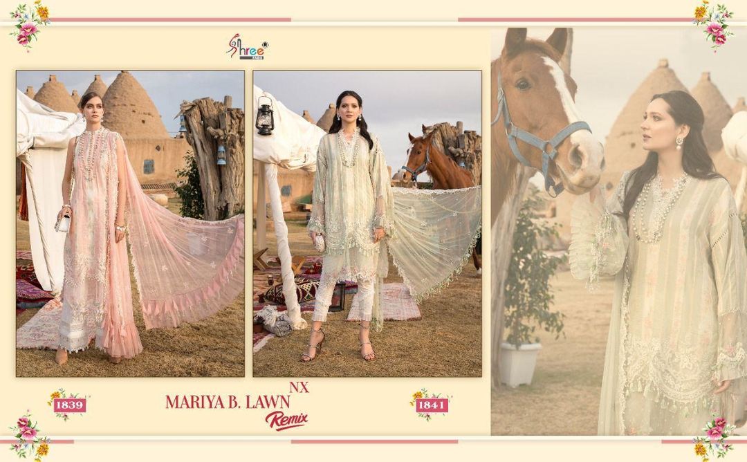Post image *📢 PAKISTANI HIT DESIGN BOOKING OPEN FOR SINGLES 📢*MARIA B LAWN REMIX NXTOP PURE LAWN COTTON PRINT WITH EXCLUSIVE EMBRODERY PATCH BOTTOM SEMILAWN DUPPTA EMBRODERD NET*🔰SINGLES &amp;MULTIPLES AVAILABLE 🔰*