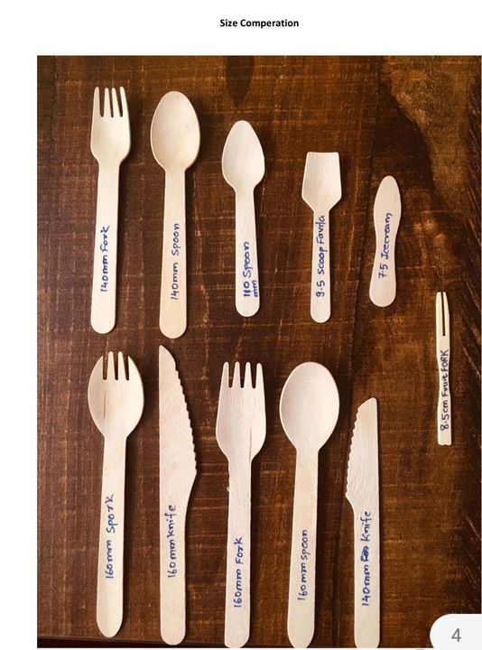 Post image Wooden spoons,forks,knifes,ice cream sticks available.Bulk orders only
