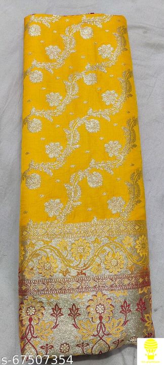 floral banarasi saree
Saree Fabric: Banarasi Silk
Blouse: Running Blouse
Blouse Fabric: Banarasi Sil uploaded by business on 2/24/2022