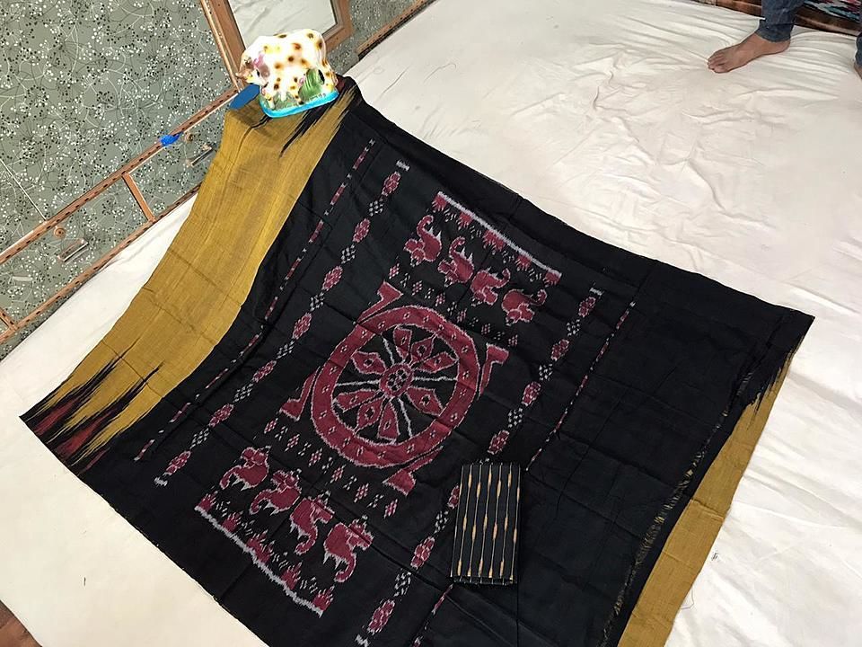 Temple border pure cotten Saree uploaded by business on 10/10/2020