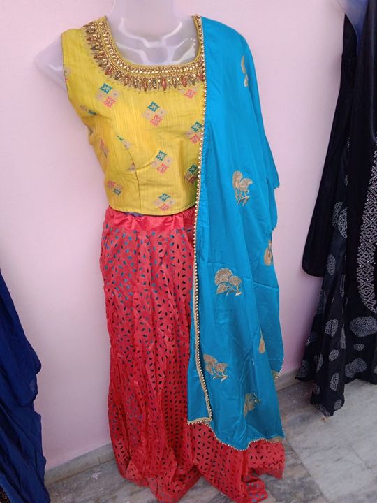 Half sari  uploaded by Queen fashions on 2/24/2022