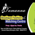 Business logo of TAMANNA BOUTIQUE
