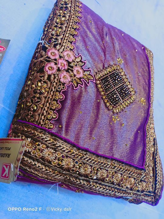 Party wear saree uploaded by business on 2/24/2022