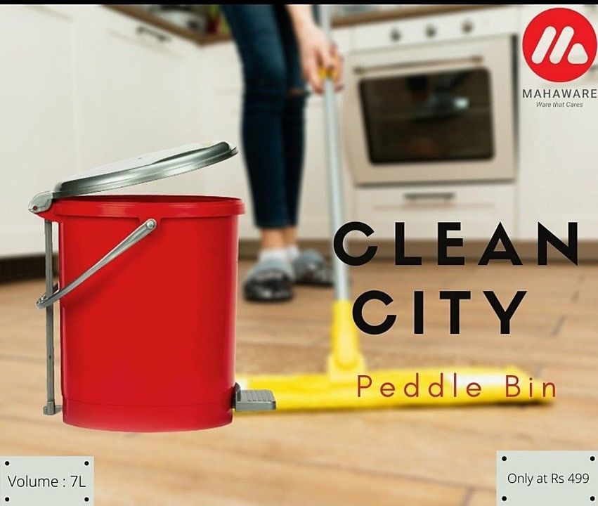 Clean City Peddle Bin uploaded by business on 6/12/2020