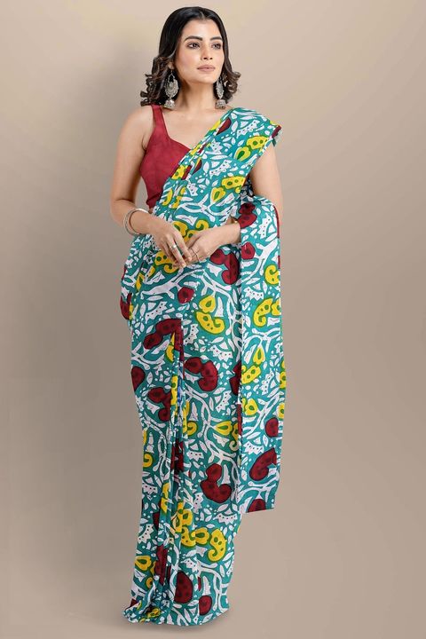 Cotton mul mul saree uploaded by business on 2/24/2022