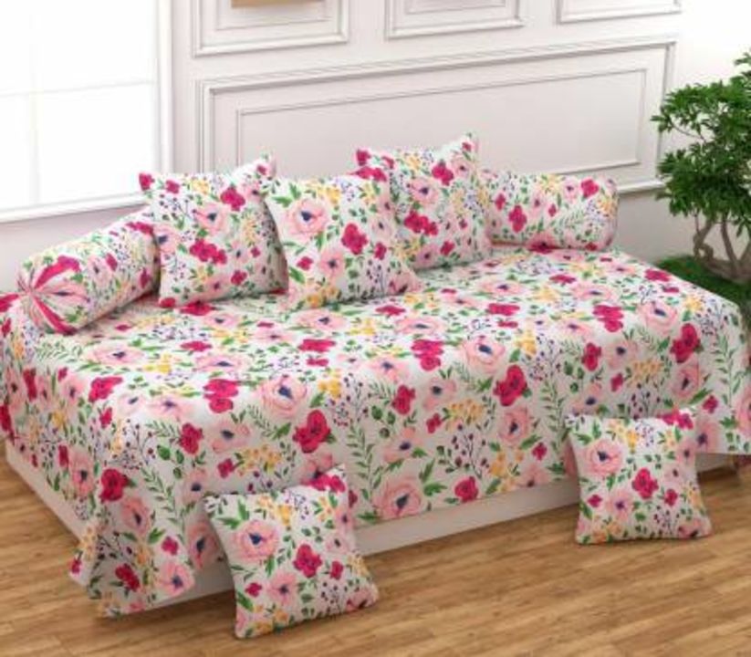 Post image Diwan Sheet Width

89 inch / 228 cm

Diwan Sheet Length

55 inch / 140 cm

Cushion Cover Width

15 inch / 40 cm

Cushion Cover Length

15 inch / 40 cm

Bolster Cover Length

32 inch / 82 cm



Material: Polycotton

Pack of 8

Diwan Sheet Width: 89 inch / 228 cm

Diwan Sheet Length: 55 inch / 140 cm


About CHAWLA SONS DECOR

Make your home look tasteful by welcoming Chawla Sons Decor items to your home. Our items are very plan-driven, made out of value materials. Each of our bedsheets is made of 100 per cent unadulterated cotton. We at Divine Casa take extreme attention to detail about clients' assumptions and trust