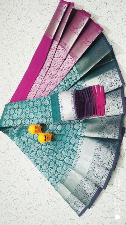 Elite bridal pick & pick fancy silk saree uploaded by K.S. Fabrics on 2/25/2022