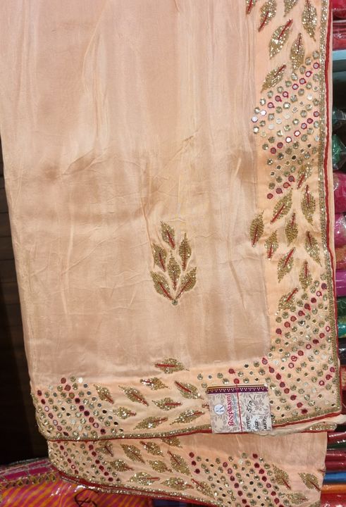 Dola silk hand work sarees  uploaded by business on 2/25/2022