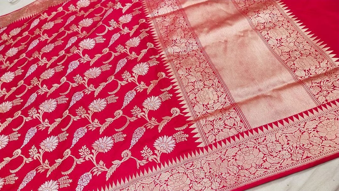 Banarsi silk piyour saree handloom  uploaded by business on 2/25/2022