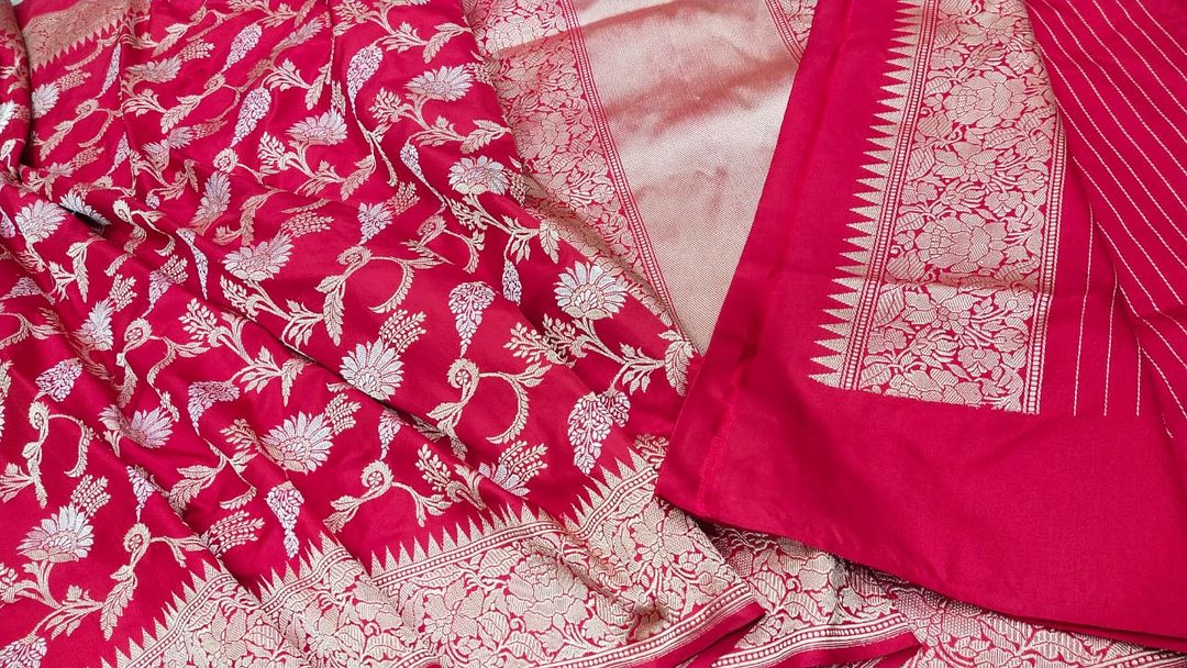 Handworks piyour silk saree  uploaded by S.P.R. SILK PALACE on 2/25/2022