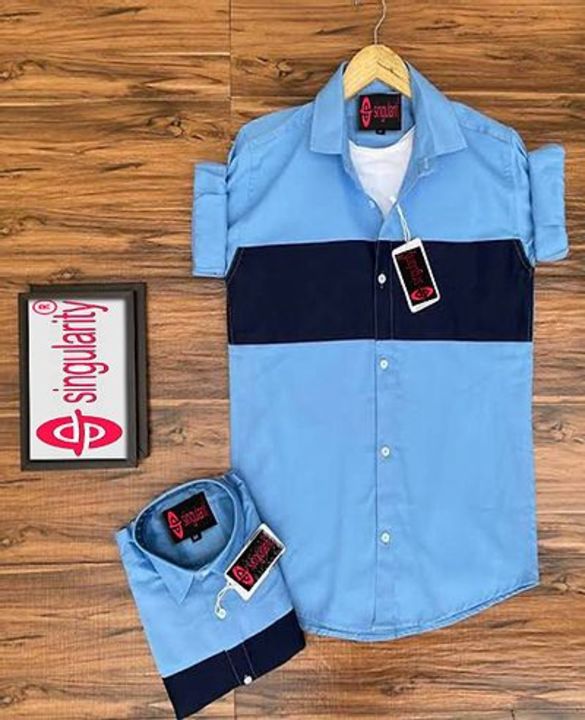 Stylish Cotton Blue&Green Colourblocked Long Sleeves Casual Shirt For Men

 uploaded by KRR DealsHub on 2/25/2022