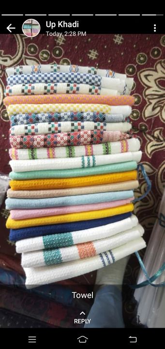Post image towel 100% cotton150 rupees per pic