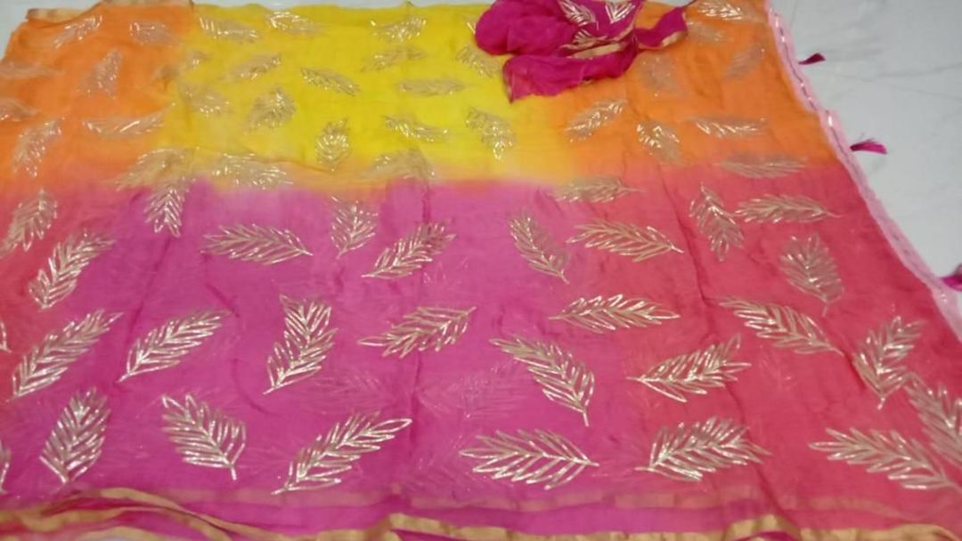 Pure chiffon saree uploaded by Sudhalalit creation (NAVYA COLLECTION ) on 2/25/2022