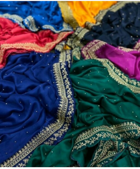 Embellished silk sarees uploaded by business on 2/26/2022