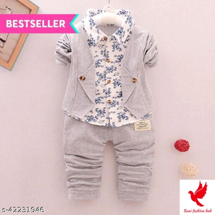 Product image with price: Rs. 750, ID: elegant-boys-top-bottom-sets-379843cf