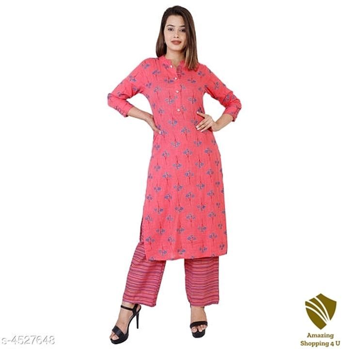 Kurti with plazo uploaded by business on 10/10/2020