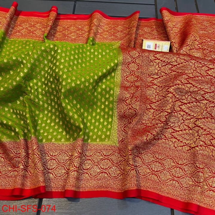 Fabric warm silk aidal zari uploaded by business on 2/26/2022