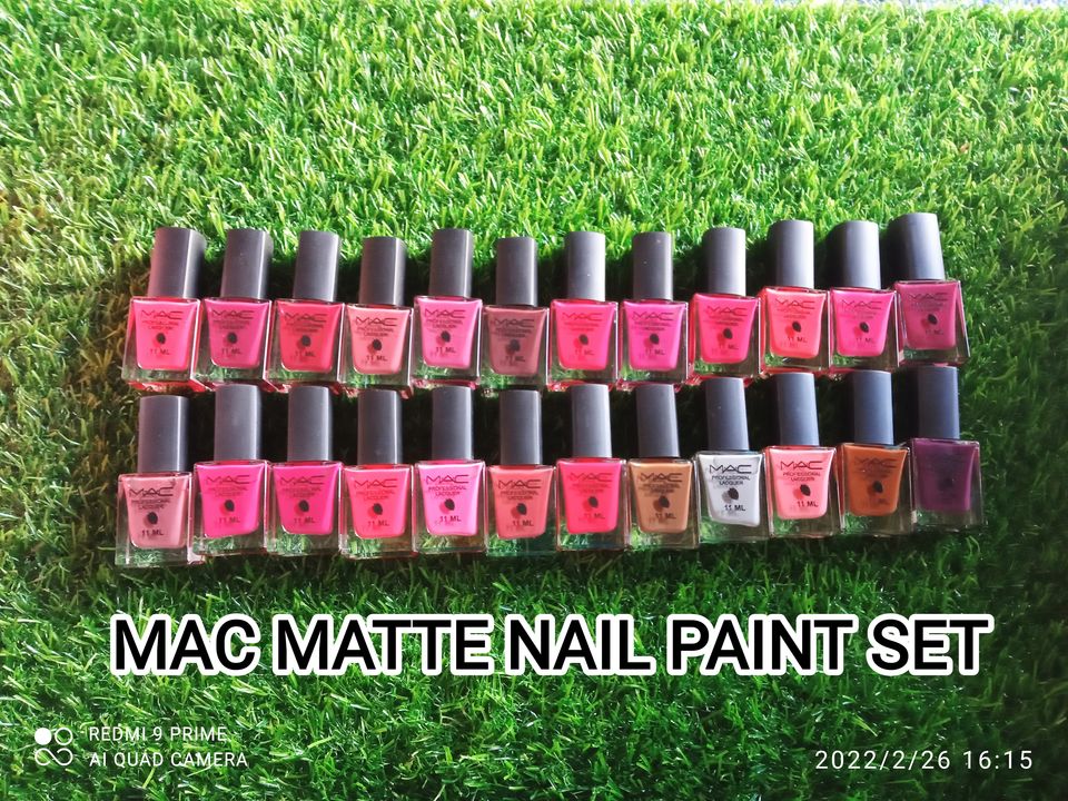 Mac nail paint set uploaded by business on 2/26/2022