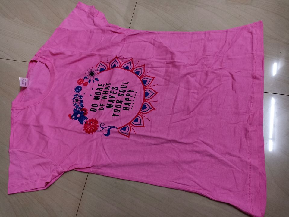 Ladies T shirt uploaded by VEDHIKA COLLECTION on 2/26/2022