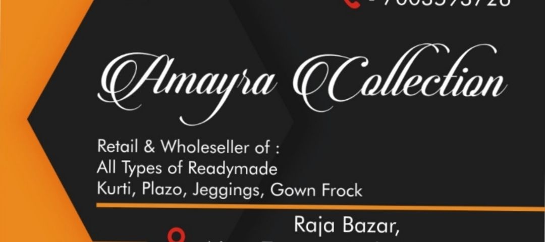 Visiting card store images of Amayra Garments