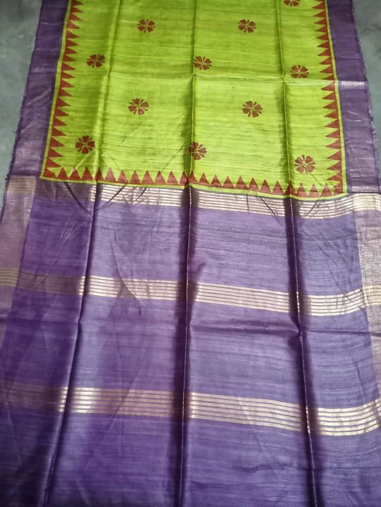 Post image I'm manufacturer of all types silk saree 🥀 with beautiful prints 🎉🥀Handloom 100% silk saree with beautiful prints zari border...🎉🥀 Best quality 🎉🥀.&amp; No code.Plz contact me:- 9973191800
