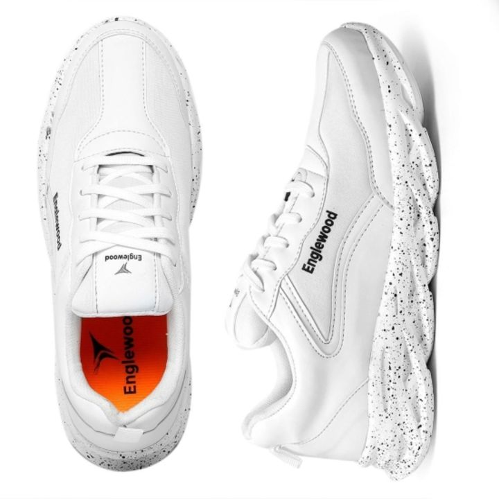 Englewood White Sneakers | White Casual shoes | Outdoor Shoes Sneakers For Men uploaded by Jot collection on 2/26/2022