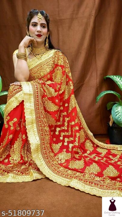 Catalog Name:*Banita Drishya Sarees* Saree Fabric: Georgette / Banarasi Silk / Mulmul Blouse: Produc uploaded by Amaush Kumar on 2/26/2022