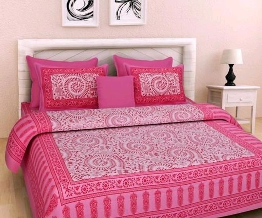 Jaipuri cotton bedsheets uploaded by The Diva Collection on 2/26/2022