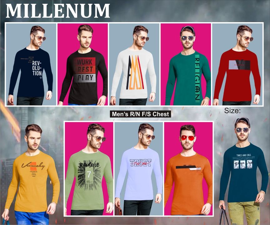 Millennium round neck f/s uploaded by business on 2/26/2022
