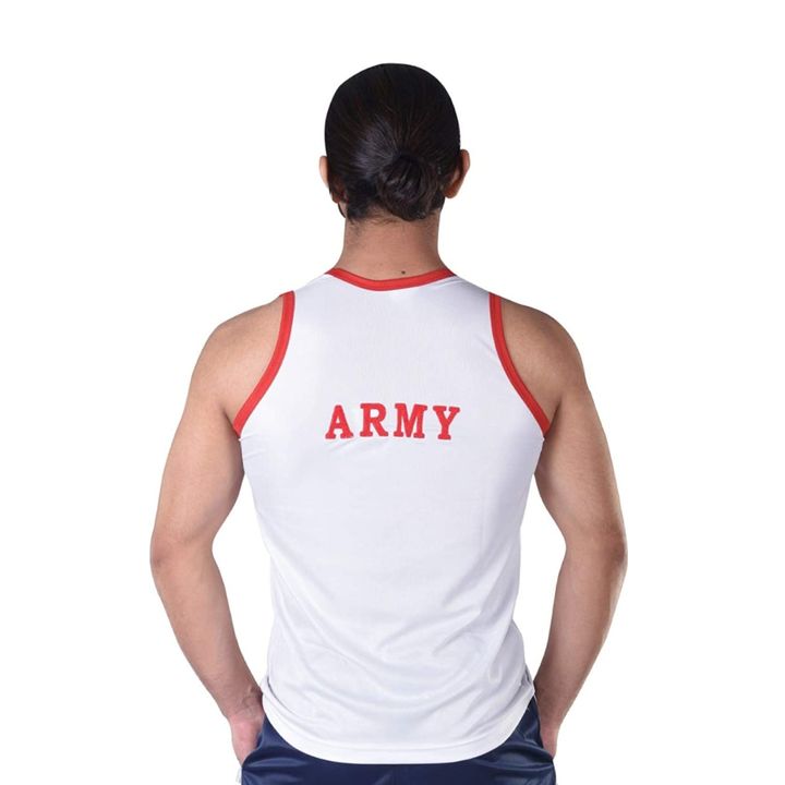 Army White Sando/Vest Sleevesless Tshirts uploaded by business on 2/27/2022
