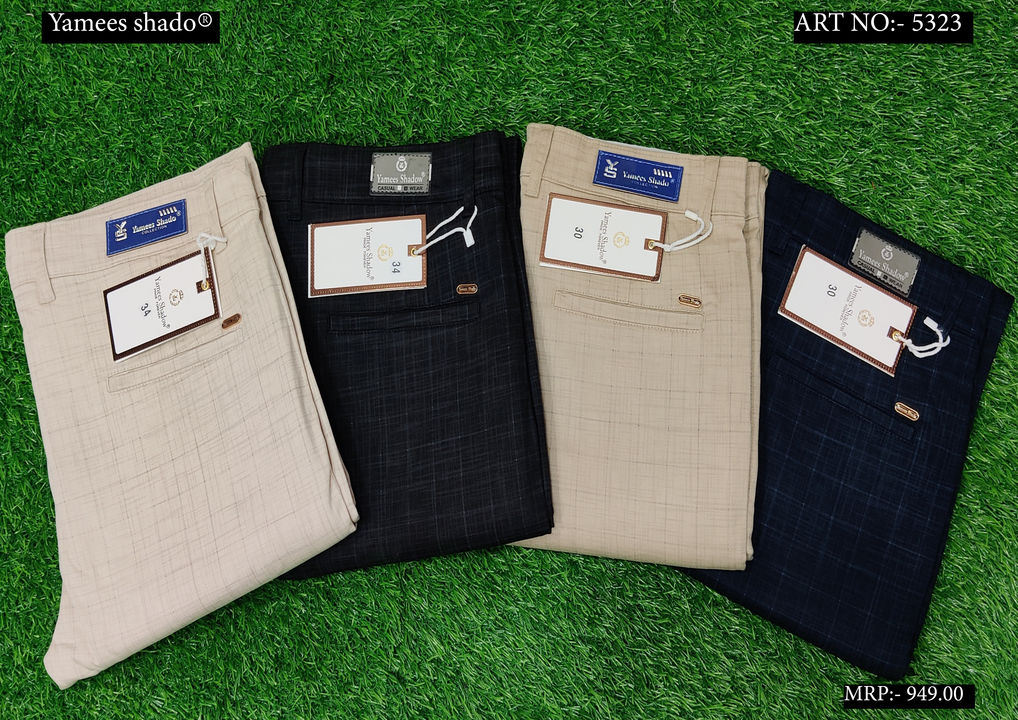 Cotton lycra trouser uploaded by Jain creation on 2/27/2022