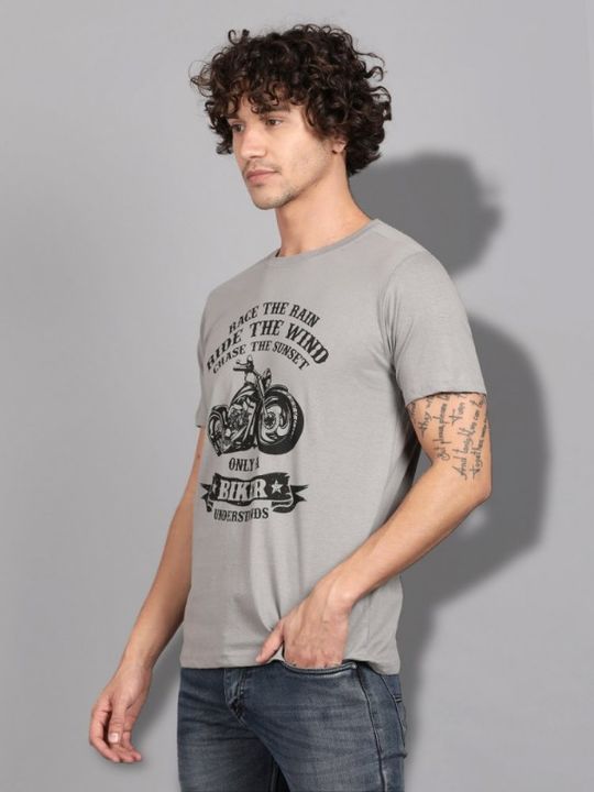 *Jay Jagannath* Superio grey cotton t-shirt *Rs.275(freeship)* *Rs.340(cod)* *whatsapp.* uploaded by NC Market on 2/27/2022