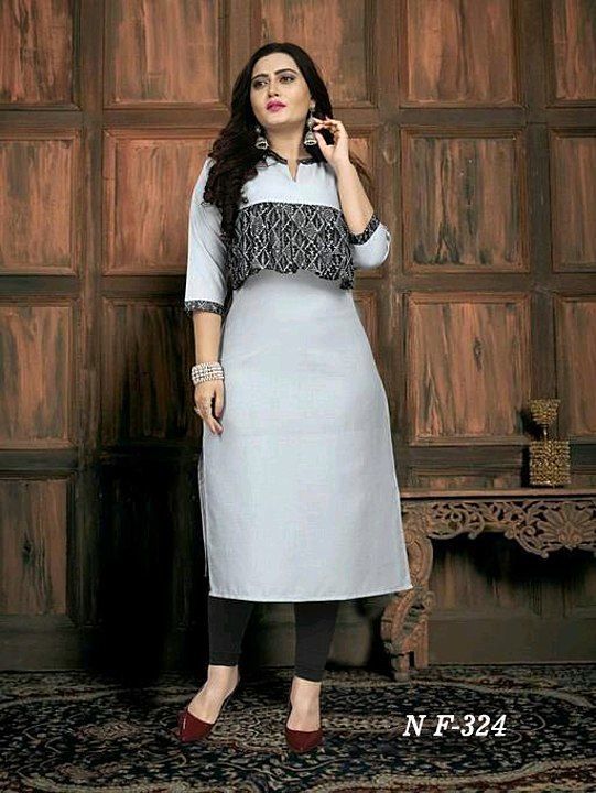 Post image Hey! Checkout my new collection called ``New Heavy cotton Attractive Kurti.